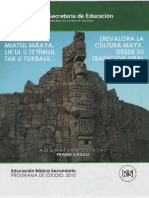 Revalora La Cultura Maya Desde Su Tradición Oral y Escrita