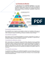 La Pirámide de Maslow