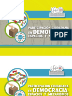 Participacion Ciudadana en Democracia Espacios y Mecanismos