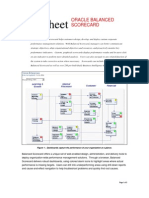 Data Sheet: Oracle Balanced Scorecard