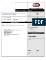 Quarterly Bulletin of Cocoa Statistics: Publications Order Form