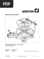 Manual de Instruções: Desbobinador, Tipo AHP 1 5 LE / LM / SE Tipo Nº 793X Versão 01