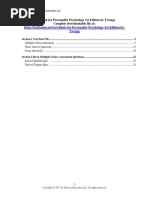 Test Bank For Personality Psychology 1st Edition by Twenge