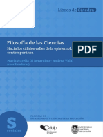 Filosofía de Las Ciencias Hacia Los Cálidos Valles de La Epistemología Contemporánea