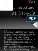 Las Caracteristicas de Colombia