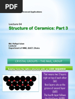 Structure of Ceramics: Part 3: MME 467 Ceramics For Advanced Applications