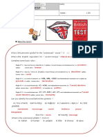 Test Phonetics Word Stress 2018correction