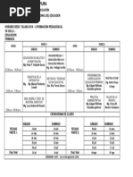 Horario Vii Ciclo 2016