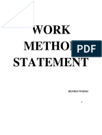 Method Statement - Elect. Jerry Shell