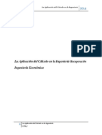 La Aplicación Del Calculo en La Ingenieria