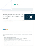 4 Dicas Matadoras de Redação para Concursos Públicos