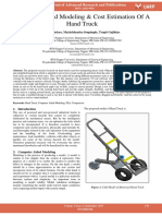 Computer Aided Modeling Cost Estimation of A Hand Truck