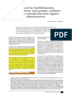 TEMA 12 Teoría de Las Autolimitaciones Administrativas Actos Propios de Confianza Legitima y Contradiccion Entre Organos Administrativos