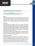 Dosimetric Properties of Agate Stones: Teixeira, Maria Inês Caldas, Linda V.E