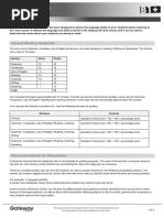 B1+ Diagnostic Test Teacher's Guide and Answer Key