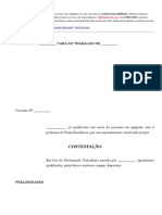 Contestacao Trabalhista Atualizada Reforma Gestante Estabilidade