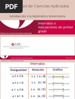 Intervalos e Inecuaciones