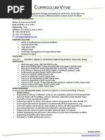 Piping Engineer CV