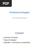 Promissory Estoppel: Nor Asiah Mohamad