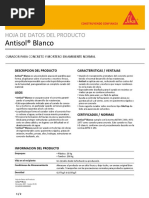 Antisol Blanco (Curador para Concreto y Mortero)