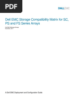 Dell Storage Compatibility Matrix - Nov 2017