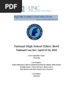 National Ethics Bowl Cases