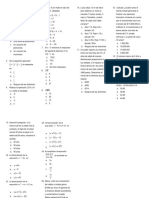 Preguntas Grado 11 Matemáticas