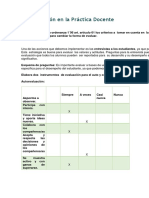 La Evaluación en La Práctica Docente