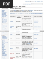 En Wikipedia Org Wiki List of Legal Latin Terms