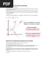 La Interpretación Geométrica de La Derivada