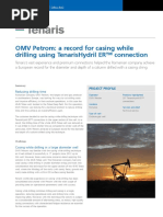 Casing While Drilling - OMV Petrom Using Tenaris