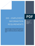 Eir - Employer S Information Requirements - Bim