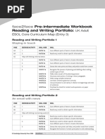 Face2face: Pre-Intermediate Workbook Reading and Writing Portfolio