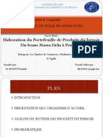 Elaboration Du Portefeuille de Produits Du Terroir Du Souss Massa Drâa À Prioriser