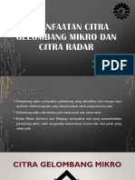 Pemanfaatan Citra Gelombang Mikro Dan Citra Radar