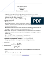 12 Physics Notes Ch06 Electromagnetic Induction