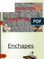  Enchapados y Coberturas