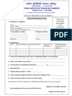 Internship Request Form PDF