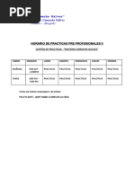 Horario P 2