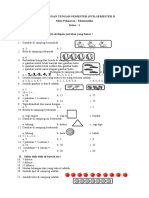 SOAL UTS Matematika Kelas 1 SD