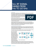 Full RF Signal Chains From 0Hz To 110GHz