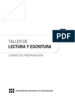 Taller de LECTURA y ESCRITURA 2017 - Universidad de Hurlingam