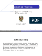 Diapositiva de Composición de Funciones