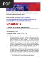 Solution Manual Introduction To Corporate Finance 5th Edition by Alex Frino SLP1163