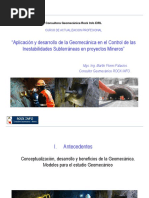 Aplicación y Desarrollo de La Geomecánica en Obras Subterráneas ROCK INFO - Noviembre 2012.