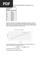 Informe N°3 Laboratorio de Fisica 3, CALCULOS, Preguntas 1, 2 y 3