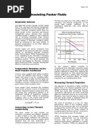 Thermally Insulating Packer Fluids