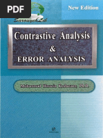 Contrastive Analysis Error Analysis