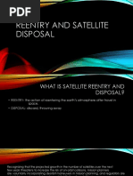 Reentry and Satellite Disposal