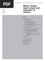 Motor Torque, Load Torque and Selection of Motors